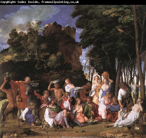 BELLINI, Giovanni The Feast of the Gods